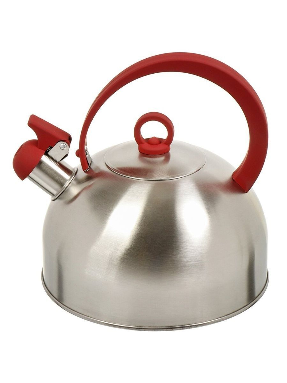 Чайник нерж. 2.8л,  lagretti со свистком, индукция GS-04003