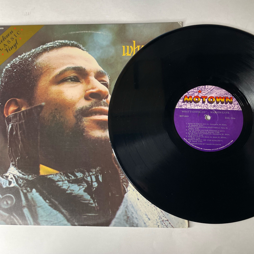 Винтажная виниловая пластинка LP Marvin Gaye, What's Going On (США 1987)