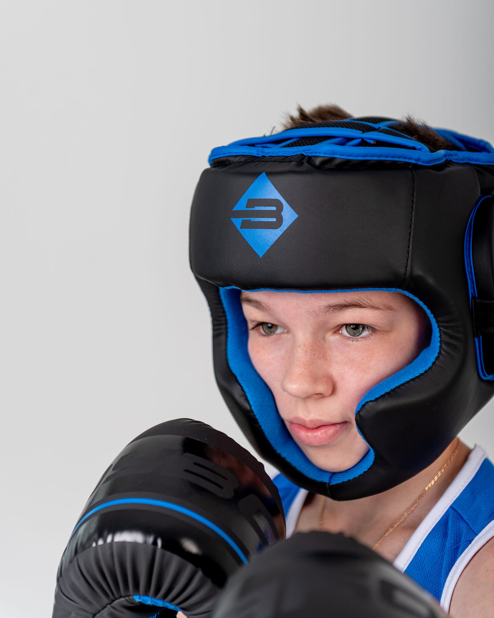 Шлем BoyBo BH80 Black/Blue