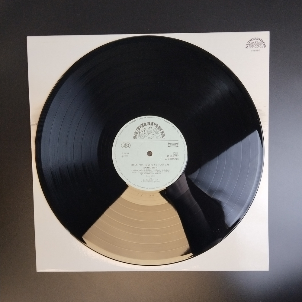 LP Karel Zich – Kola Pop - Music. Виниловая пластинка 12 дюймов. Supraphon Чехословакия 1985 год.