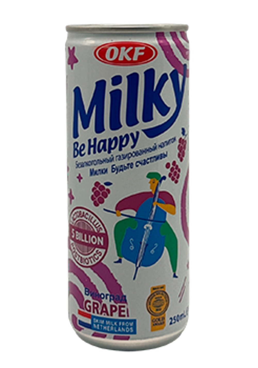 напиток MILKY OKF ВИНОГРАД 250мл ж/б (1х24)