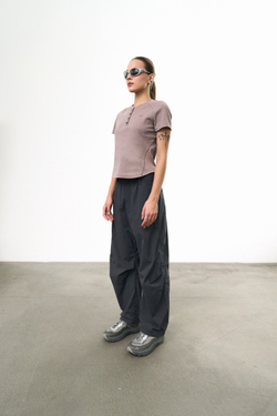 Брюки Nothomme Blue Monte Lightweight Curved-Leg Pants "Rock Cliff Gray" Women's