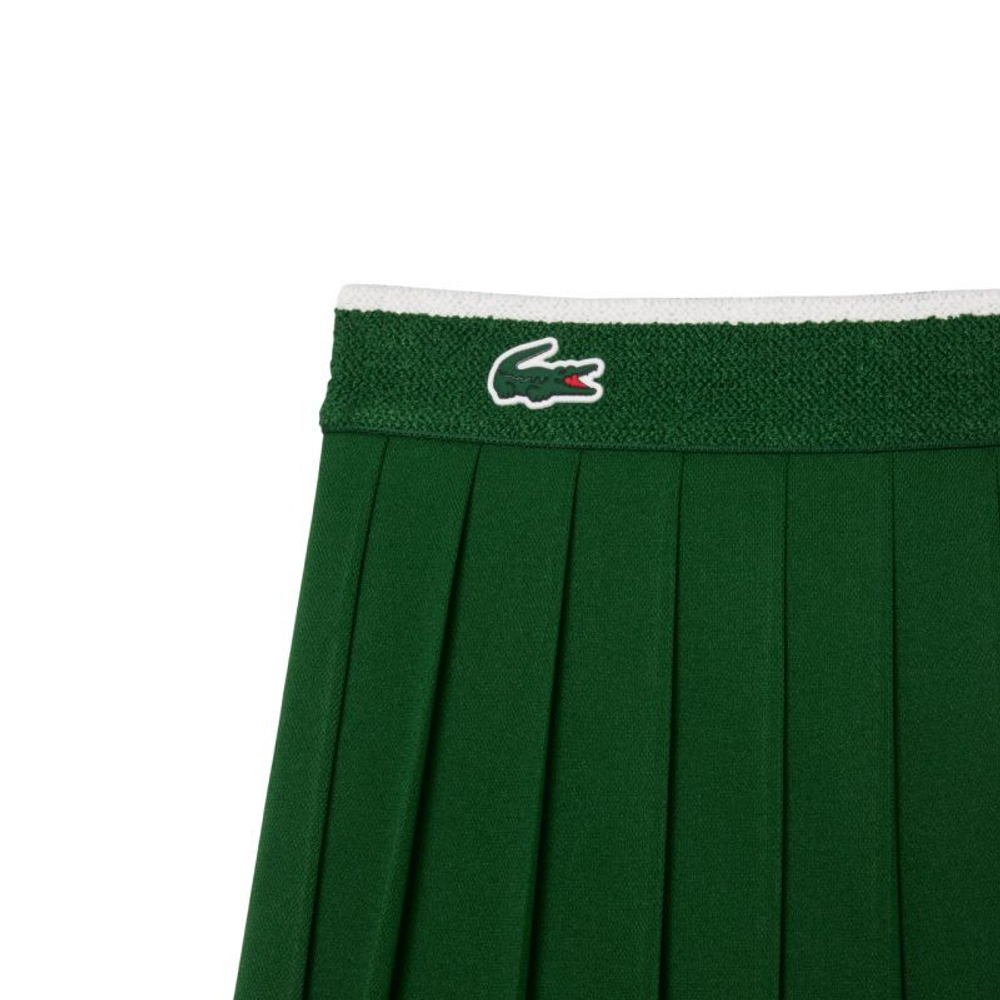 Теннисная юбка Lacoste Ultra Dry Tennis Heritage Stretch - зеленый