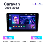 Teyes CC3L 9"для Nissan Caravan 2001-2012