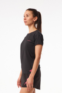 ФУТБОЛКА ЖЕНСКАЯ COMFORT TEE | BLACK PINK