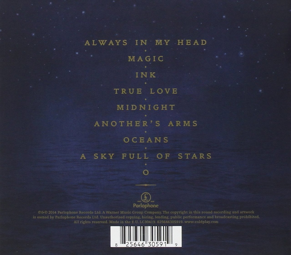 Coldplay / Ghost Stories (CD)