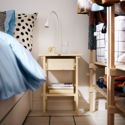 IKEA KRONÖREN  (ИКЕА КРОНЁРЕН)  -  Тумба прикроватная - сосна 39x32x55 см