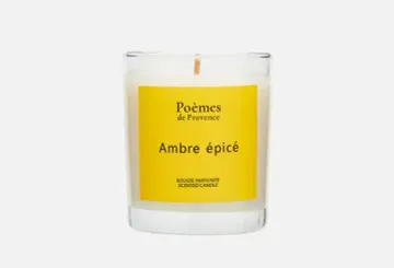 Scented candie "AMBRE EPICE" 140 гр./Ароматизированная cвеча "AMBRE EPICE" 14 гр.