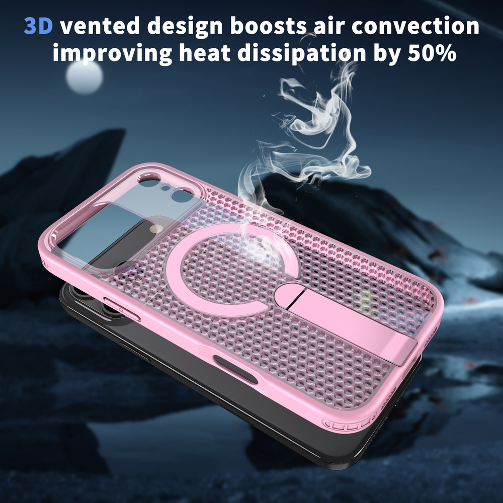 Прозрачный чехол Mesh Pro Magnetic Case для iPhone 17 Pro