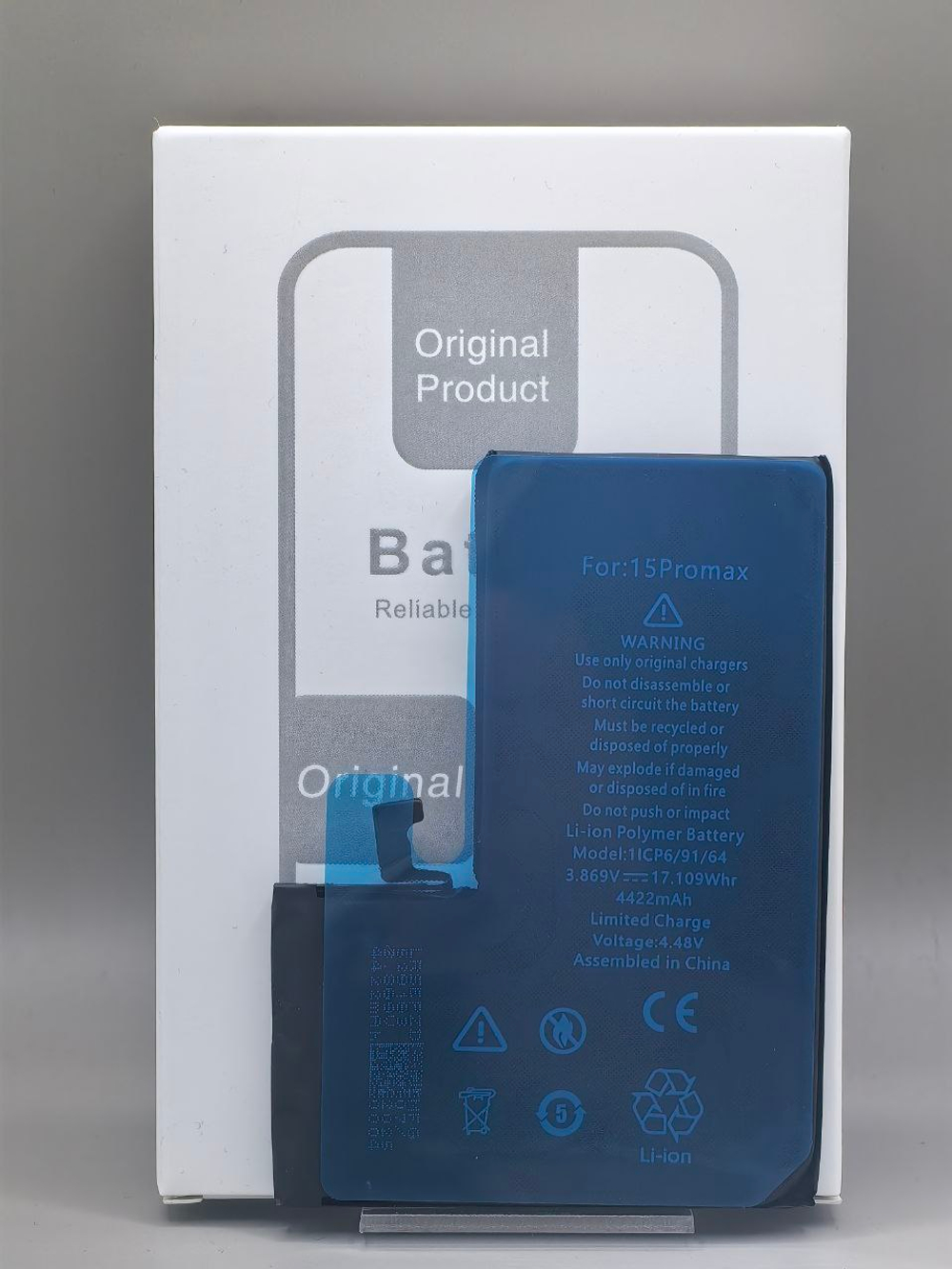 Усиленная АКБ Батарея Аккумулятор iPhone 15 Pro Max с Верификацией Orig IC High Capacity