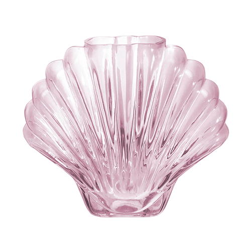 Ваза для цветов seashell, 20 см, розовая