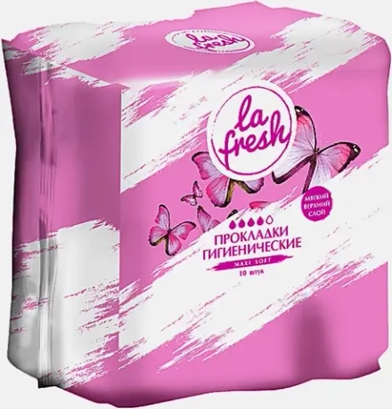Прокладки La Fresh Comfort Maxi Soft женские гигиенические 10шт