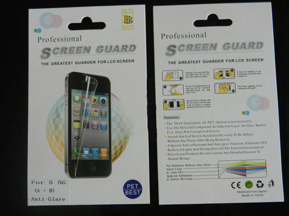 Матовая защитная пленка iPhone 4/4S, 5, 5S, 5C