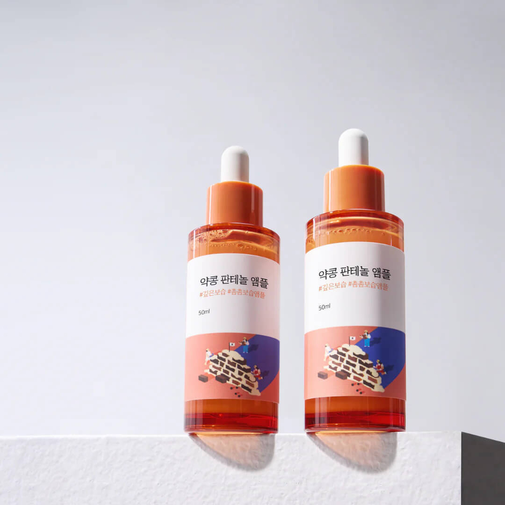 Барьерная ампула с чёрной соей и пантенолом Round Lab Soybean Panthenol Ampoule