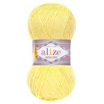 Пряжа Alize (Ализе) Cotton Gold / уп.5 мот. по 100 г, 330м, 187 светлый-лимон A