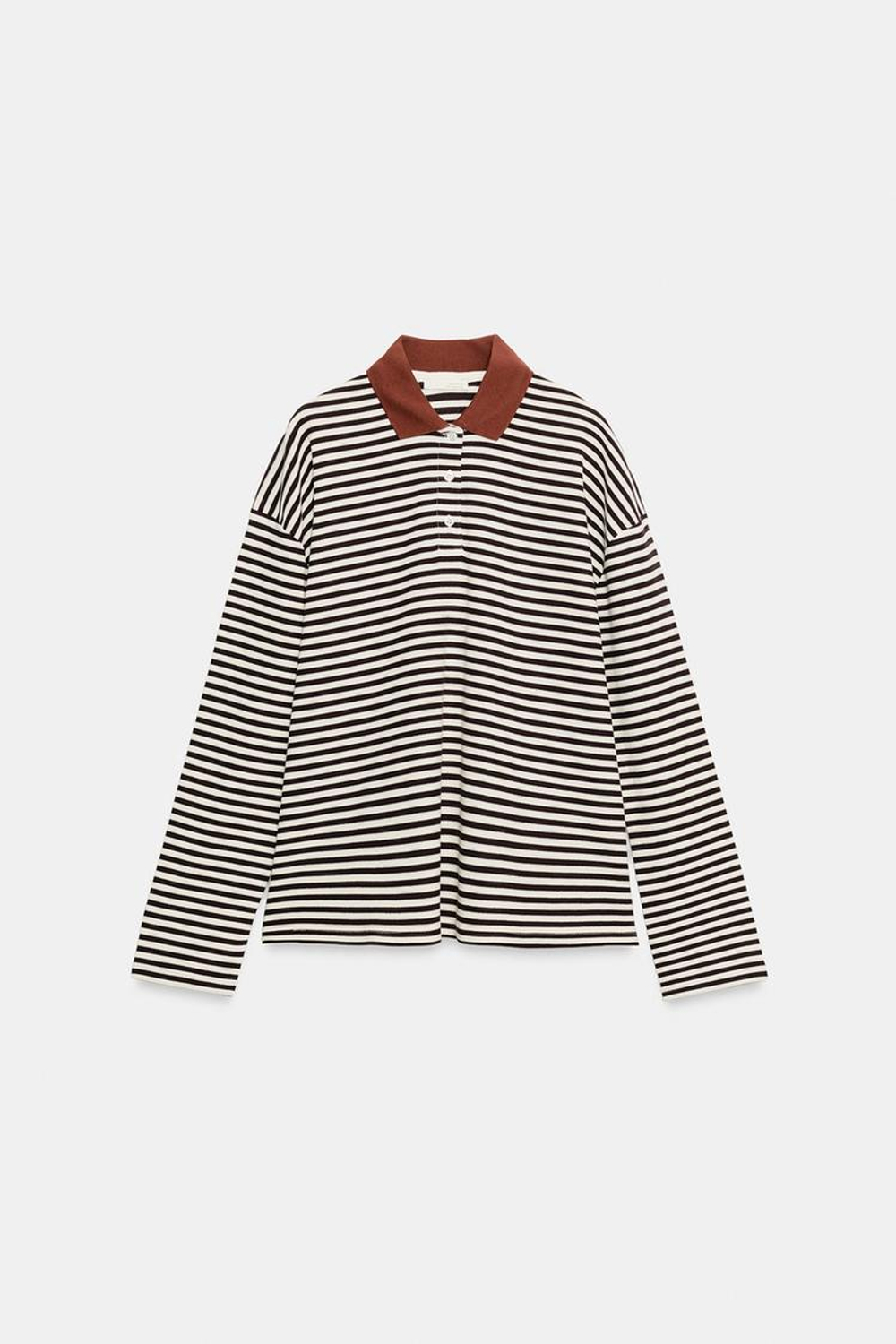 ZARA ФУТБОЛКА-ПОЛО В ПОЛОСКУ, ПОЛОСКИ