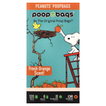 Original Poop Bags, Peanuts®, апельсин, 8 рулонов, 15 пакетиков в каждом