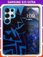Дизайнерский чехол из пластика для SAMSUNG GALAXY S25 ULTRA с усиленной защитой камеры и глянцем
