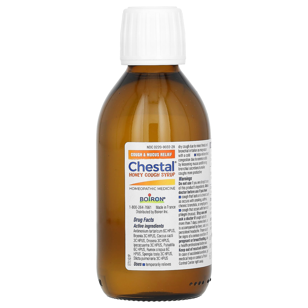 Boiron, Chestal Honey, сироп от кашля, 200 мл (6,7 жидк. унции)