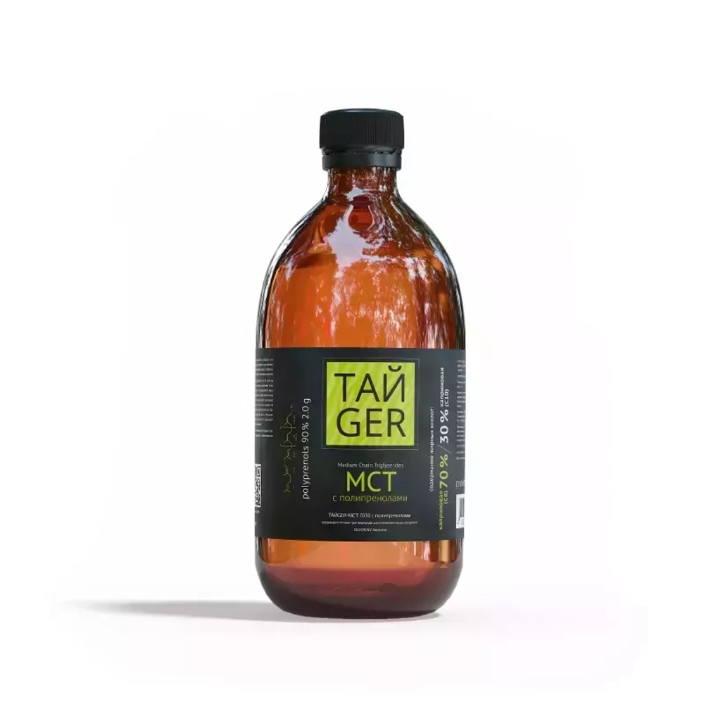 Рукето ТайGer  масло MCT с полипренолами 90% 500 ml