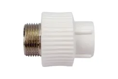 Муфта TEBO сварка НР 20*3/4" белая 35162