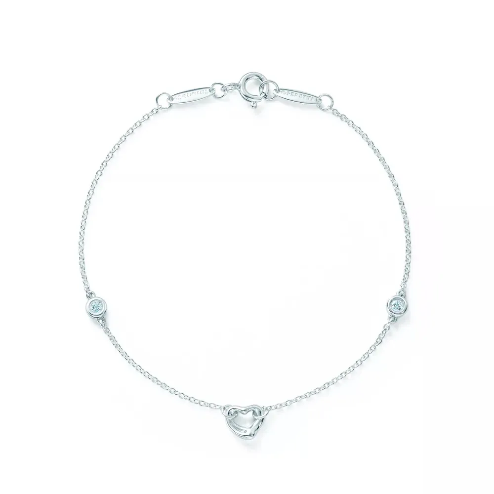 Серьги из серебра Tiffany 💞open heart. 925.Эксклюзив.💠В наличии