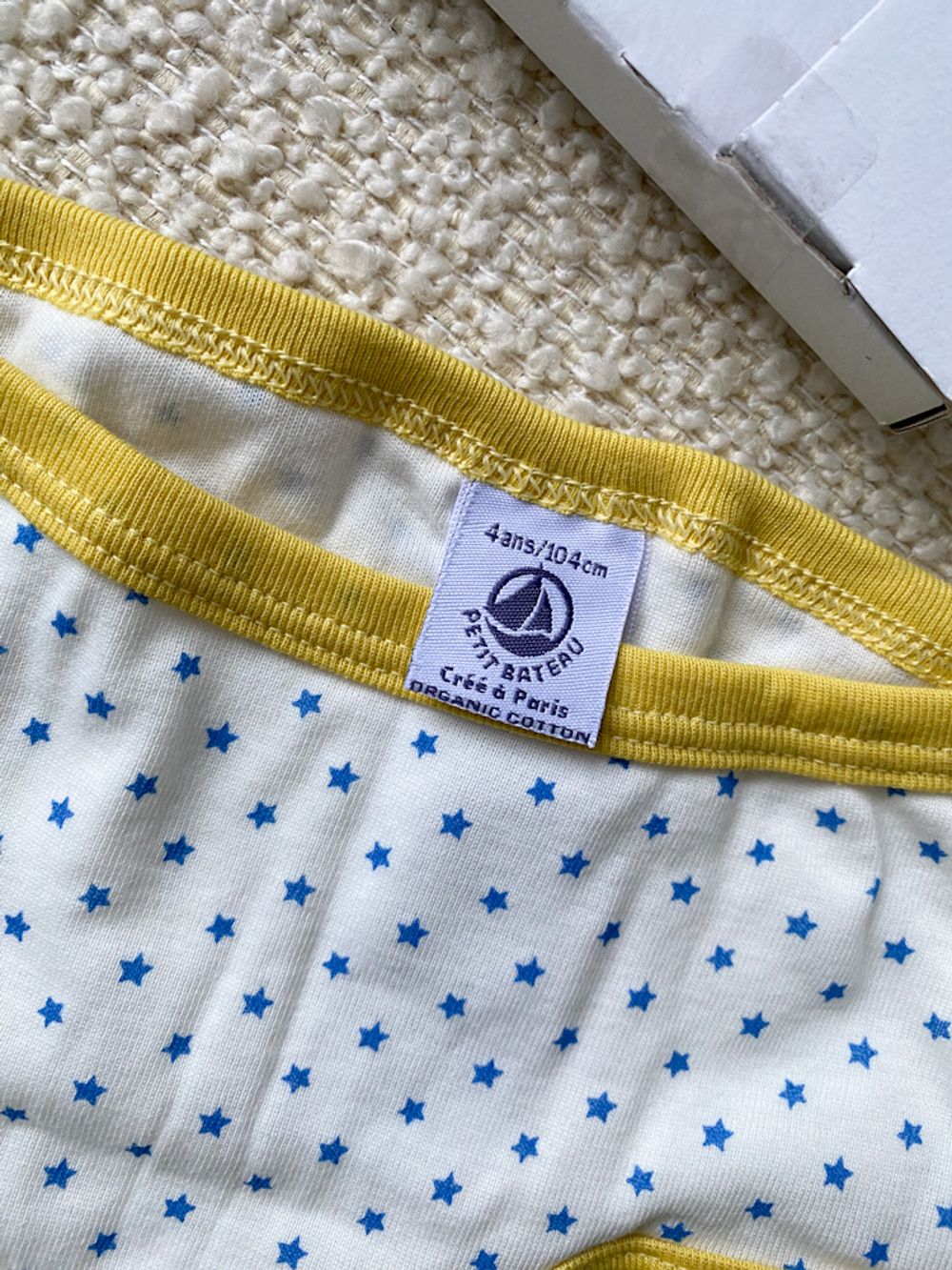 Новый хлопковый комплект Petit Bateau, 104