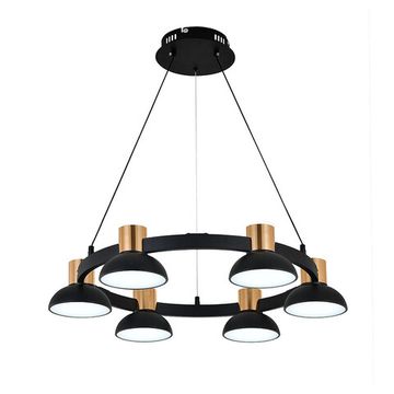 Подвесная люстра 96W 3000-6400K V000182L 11059/6P Black черный Traforo Indigo