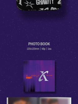 Альбом XIA (KIM JUN SU) - GRAVITY 5th Full Album SOLAR (LIMITED) Version
