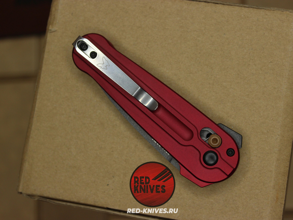 Нож Benchmade Lowden™ | Phoenix Red Aluminum