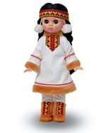 Кукла Эля в костюме народов Севера 30см. (Весна)