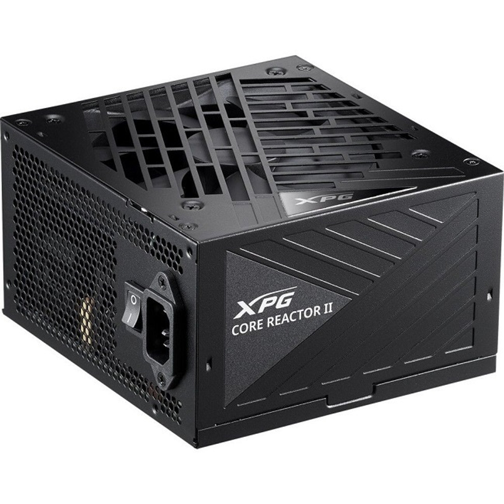Блок питания ADATA XPG 750W CORE REACTOR II, модульный, 16 Pin PCIe 5.0, 80 PLUS Gold (COREREACTORII750G-BKCEU)