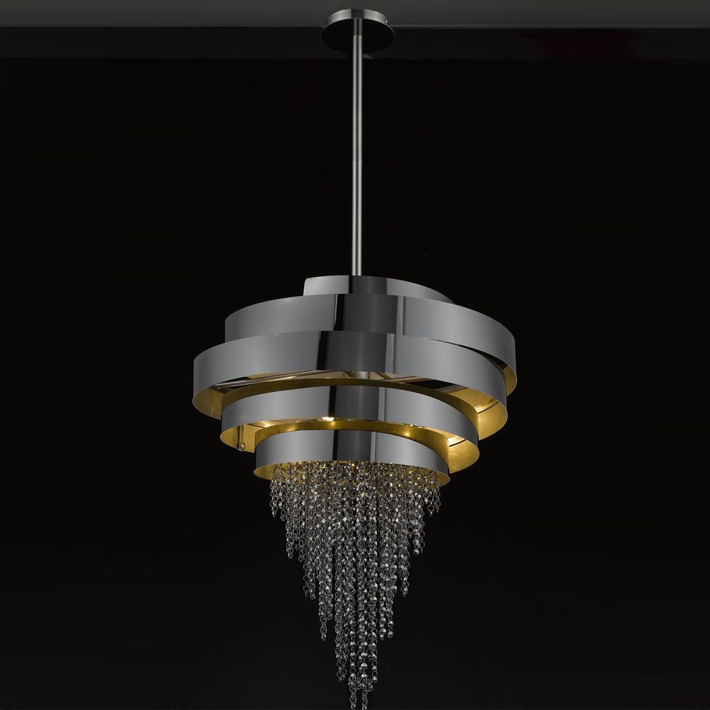 Люстра 68044 black chrome