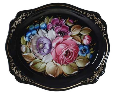 Zhostovo metal tray A3D051026208