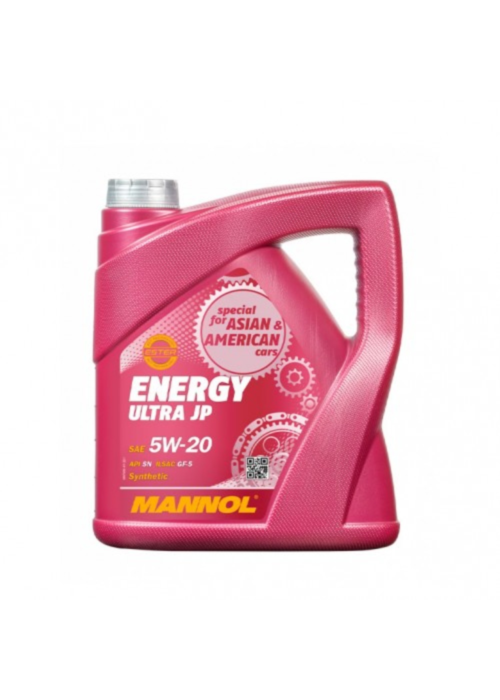 MANNOL 7906 Energy Ultra JP 5w-20 API SN Масло моторное, 4л