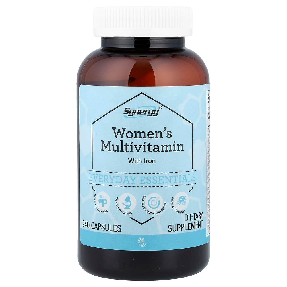 Vitacost, Synergy®, Women's Multivitamin With Iron, 240 Capsules
