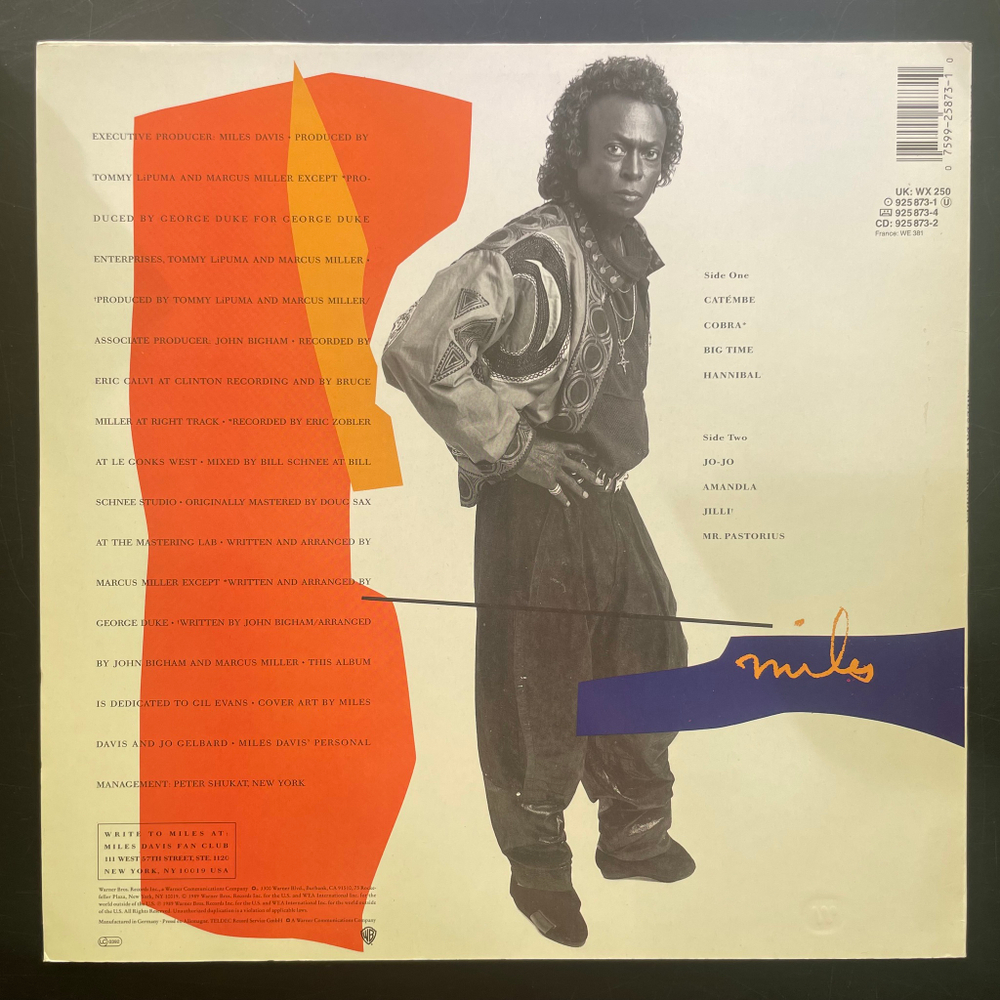 Miles Davis ‎– Amandla (Германия 1989г.)