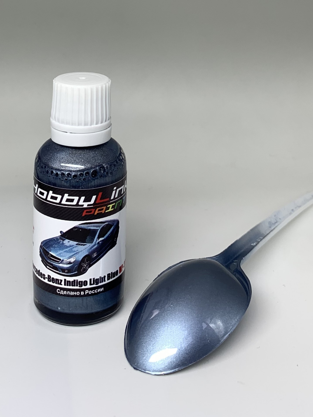 Краска лаковая HobbyLink Mercedes-Benz Indigo Light Blue HP-2212