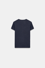 ХЛОПКОВАЯ ФУТБОЛКА С КОРОТКИМИ РУКАВАМИ — ZARA