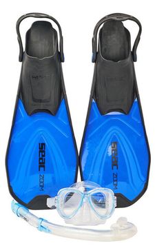 Набор для снорклинга Seac Sub Zoom set маска/трубка/ласты синий