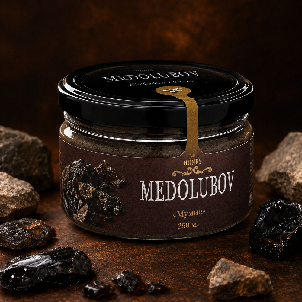 Крем-мёд MEDOLUBOV «Мумиё», 250 мл