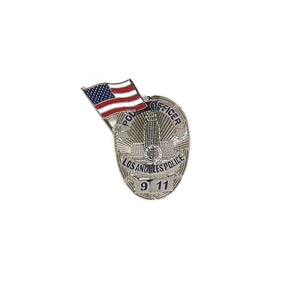 Бейдж 101INC Badge POL. OFFICER LOS ANGELES POLICE 9 11