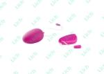 Розовое виброяйцо Dew Drop, 5.7 см