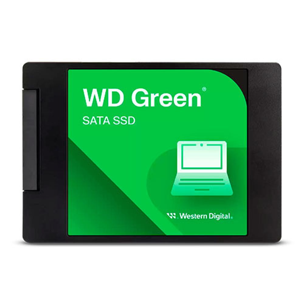 Твердотельный диск 240GB WD Green, 2.5", SATA III, [R/W - 545/465 MB/s] 3D-NAND TLC
