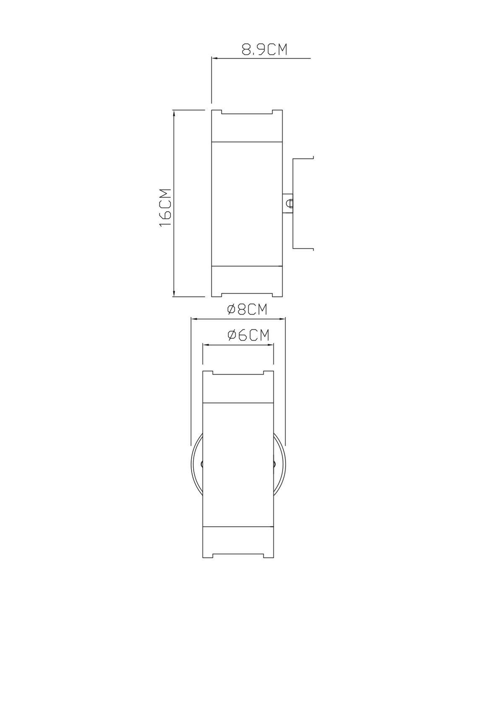 Бра-подсветка уличная Arte Lamp Atlas A3503AL-2BK