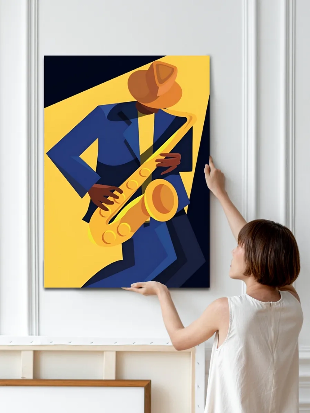 Картина Наклоненная мелодия модульная 50x70см 1шт.