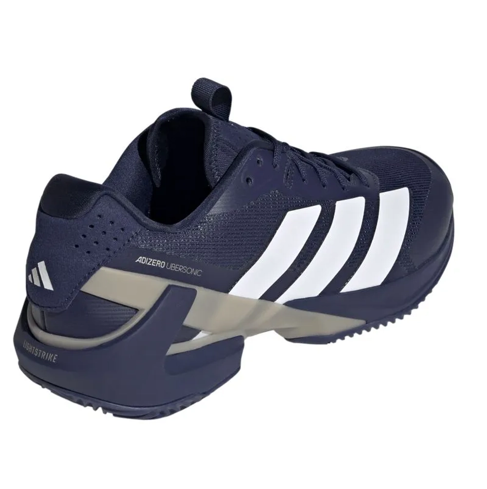 Теннисные кроссовки Adidas Adizero Ubersonic 5 M Clay - dark blue/cloud white/cyber metallic