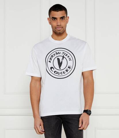 Футболка Versace Jeans Couture - белый(78GAHE08CJ00E)