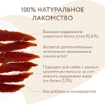 Лакомство для собак на каждый день утиные грудки в банке Мнямс 0,8г