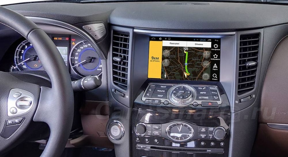 Навигационный блок для Infiniti QX70 2014-2018 - Kuberg YF-5-9 на Android 9, и